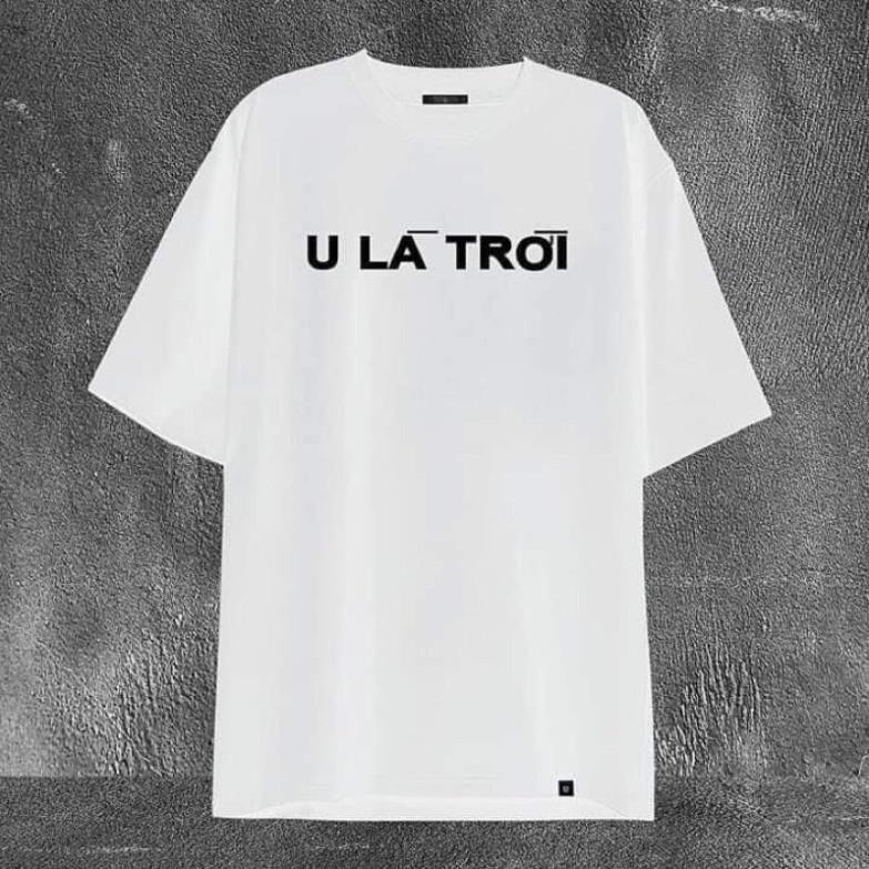 Áo thun nam nữ unisex in chữ U là trời bắt trend hài hước vải cotton su thoáng mát cổ tròn UT