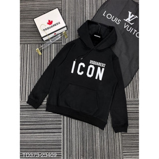   HOT Áo Hoodie dsq icon nam nữ black dày dặn. áo khóa ngoài hoodie dsq thời thượng 009 