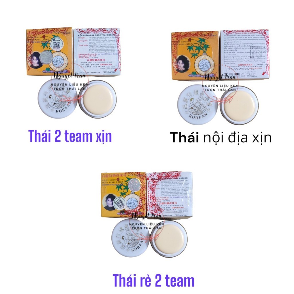 lẻ 1 hũ Kem sâm vàng trắng da thái lan chuẩn xịn