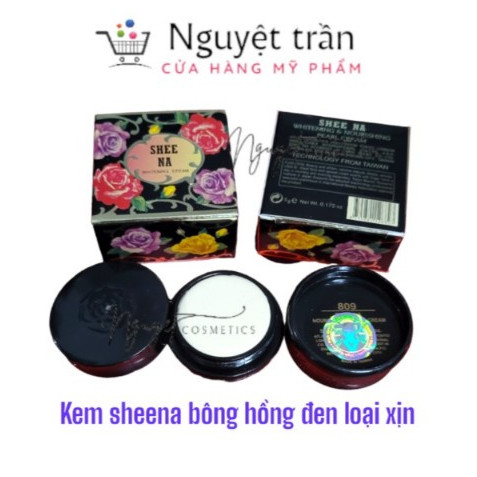 Kem shee na bông hồng đen
