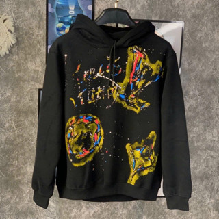 [HOT] Áo Hoodie nam nữ Lv Loang Nâu hoa văn đơn Giản. Unisex boy phố tuyệt phẩm 003