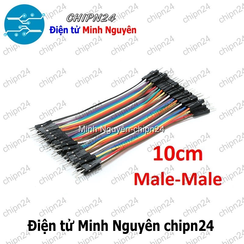 [20 sợi] (P67) Dây Cắm Test Board 10cm Đực-Đực
