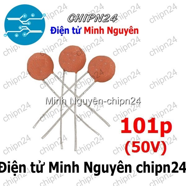 [25 con] (K245) Tụ gốm 101 50V (100pF 101p)