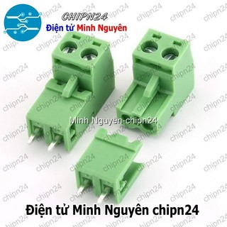 [4 Bộ] (F214) Domino 2EDG5.08 Thẳng 2P (Terminal, Cầu đấu dây cọc nguồn 5.08 5.08mm)