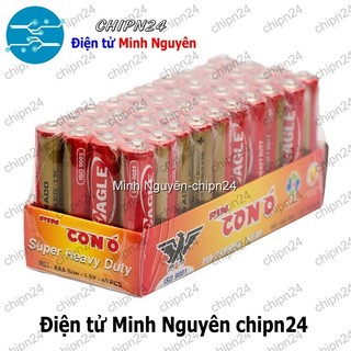 [4 viên] (F229.5) Pin AAA Con Ó Pinaco (Pin 3A, Pin tiểu, Pin đũa)