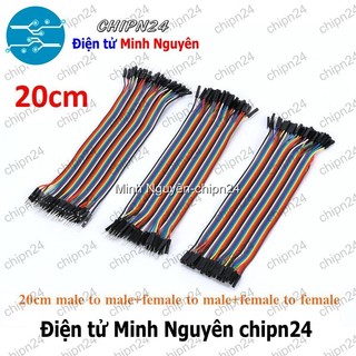 [20 sợi] (P68) Dây Cắm Test Board 20cm Đực-Đực