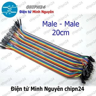 [20 sợi] (P68) Dây Cắm Test Board 20cm Đực-Đực