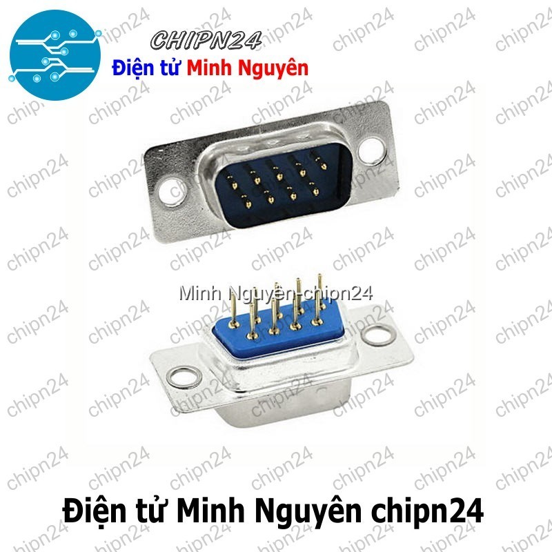 [2 cái] (F143.2) DB9 Đực Thẳng Hàn Board
