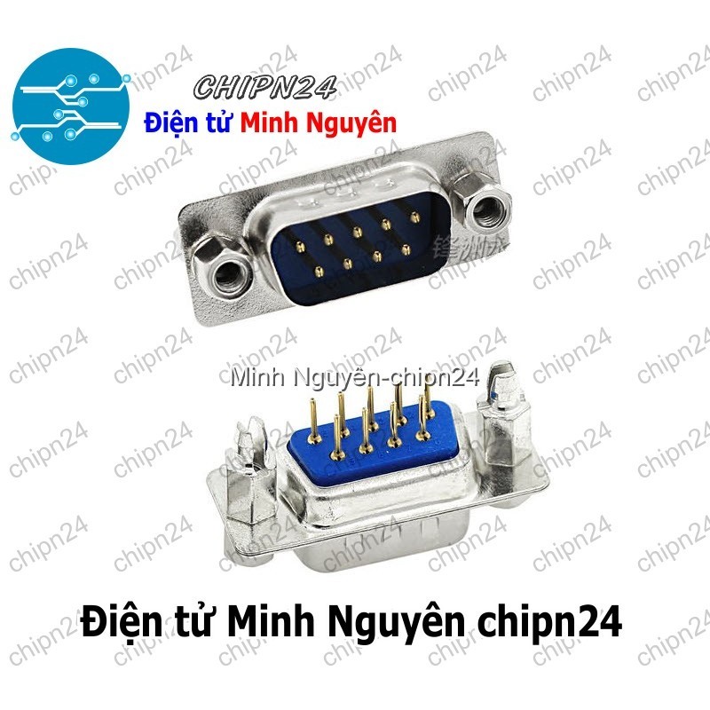 [1 CÁI] (F28) DB9 Đực (Chân Thẳng) + Ốc