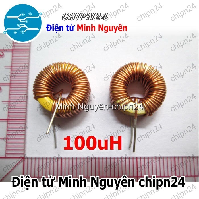 [2 cái] (K197) Cuộn cảm xuyến 3A 100uH DIP