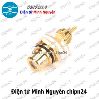 [1 cái] (F124.8) Đầu hàn Jack AV RCA Đen