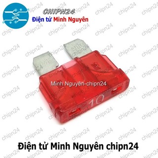 [10 CÁI] (F70) Cầu chì ô tô 4S 10A Lớn