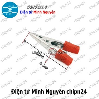 [2 cặp] (F110) Kẹp cá sấu 304