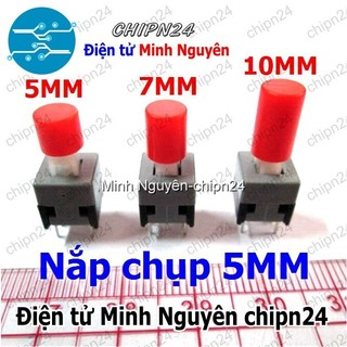 [10 cái] Nắp chụp nút nhấn tự giữ cao 5mm