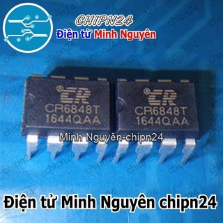 [1 con] (DT) IC CR6848 DIP-8 Hàng Tốt (CR6848T 6848)