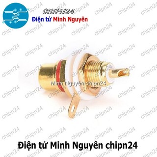 [1 cái] (F124.7) Đầu hàn Jack AV RCA Đỏ