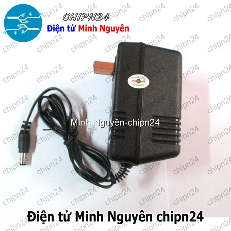 [1 CỤC] Nguồn Biến áp 12V 1A nặng (chạy Mô tơ)
