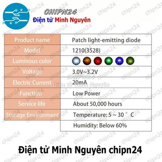 [25 CON] (KX) Led Dán 3528 Trắng Ấm Warm White