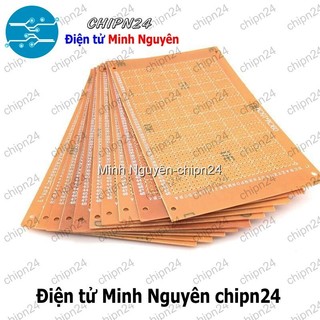 [1 tấm] Testboard 1 mặt thường 9x15cm (Board đồng đục lỗ PCB, Testboard cắm hàn)