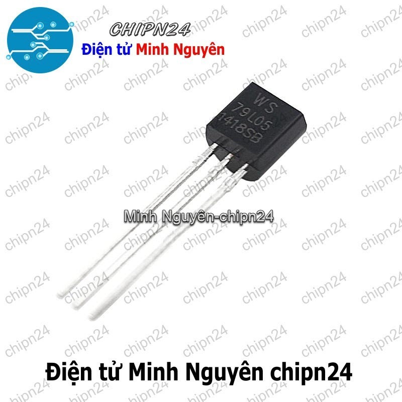 [4 con] (DIP) IC 79L05 TO-92 (Chân Cắm) (7905 -5V 100mA)