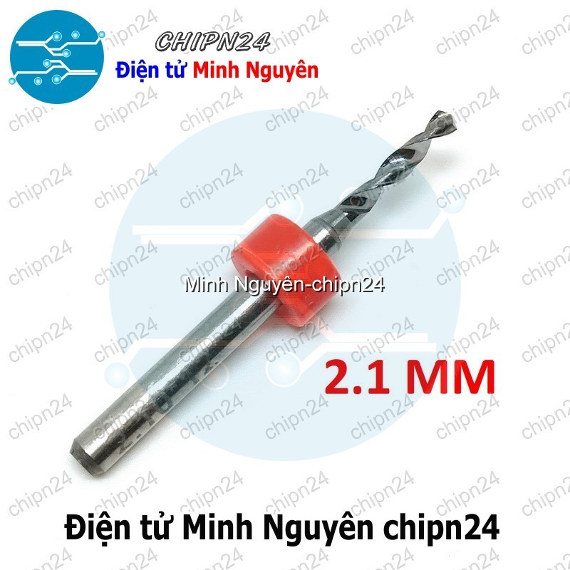 [1 cây] Mũi khoan mạch in CNC 2.1mm (Mạch điện tử, PCB)