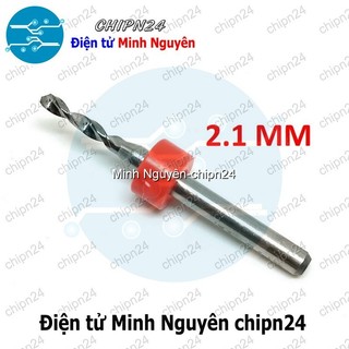 [1 cây] Mũi khoan mạch in CNC 2.1mm (Mạch điện tử, PCB)