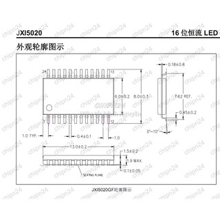 [2 con] (SOP) IC Dán JXI5020GF SOP-24 Hàng Tốt (SMD) (JXI5020 5020)