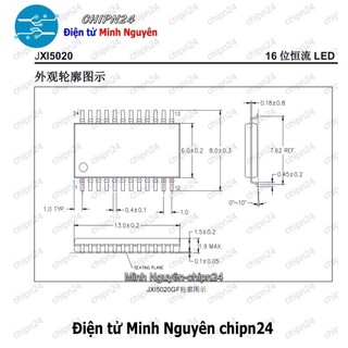 [2 con] (SOP) IC Dán JXI5020GF SOP-24 Hàng Tốt (SMD) (JXI5020 5020)