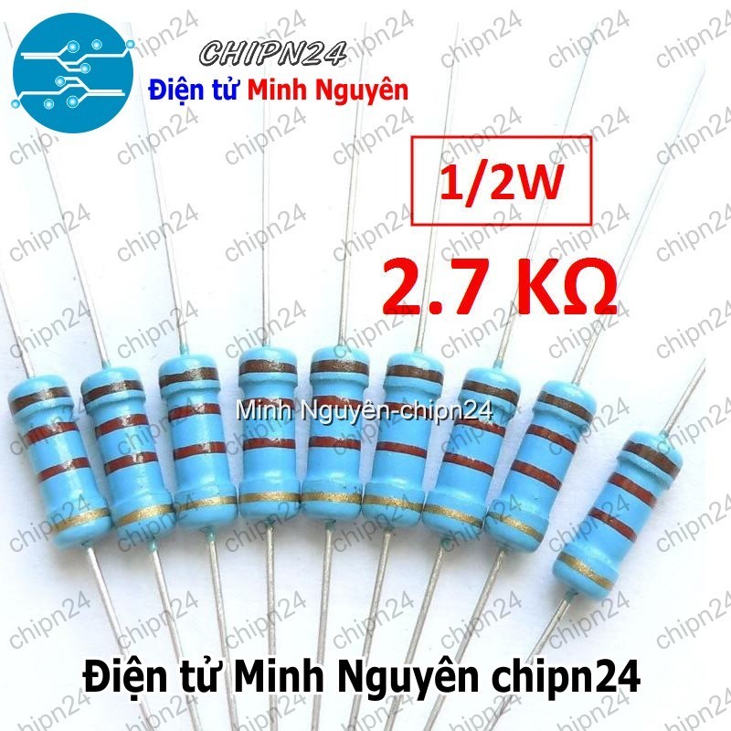 [20 CON] Điện Trở 2K7 1/2W