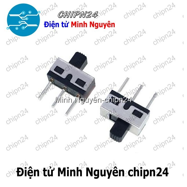 [2 cái] (K88) Công Tắc Gạt SS12D10 4.7MM (3 chân 2 vị trí Thẳng)