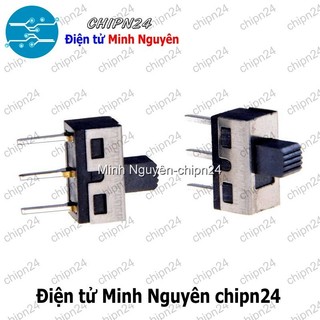 [2 cái] (K88) Công Tắc Gạt SS12D10 4.7MM (3 chân 2 vị trí Thẳng)