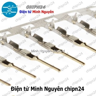 [25 cái] (I2) Lõi Header SM Dupont Đực 2.54mm (Dùng bấm đầu dây điện cho Dây cắm Testboard)