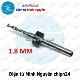 [2 cây] Mũi khoan mạch in CNC 1.8mm (Mạch điện tử, PCB)