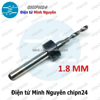 [2 cây] Mũi khoan mạch in CNC 1.8mm (Mạch điện tử, PCB)