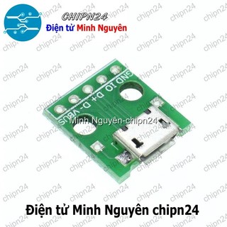 [2 cái] (K95) Đế chuyển Adapter Micro USB to DIP (PCB chuyển, Mạch chuyển)