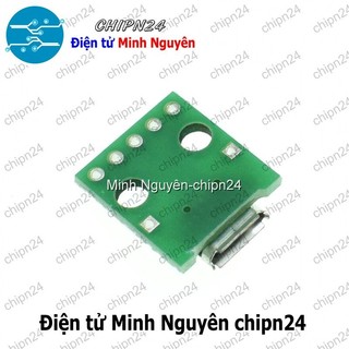 [2 cái] (K95) Đế chuyển Adapter Micro USB to DIP (PCB chuyển, Mạch chuyển)