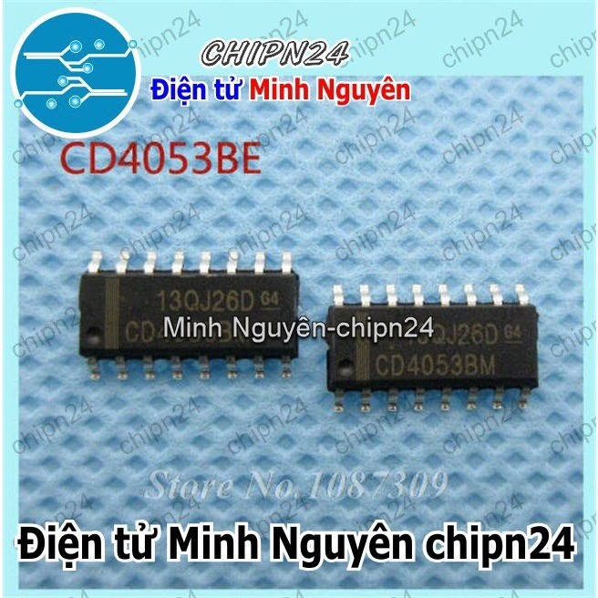 [3 con] (SOP) IC Dán CD4053 SOP-16 (SMD) (CD4053BM 4053)