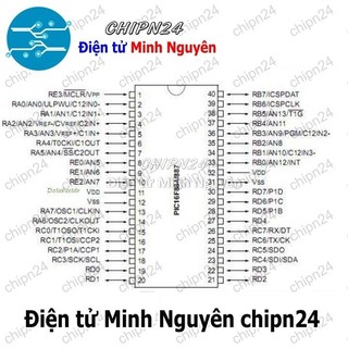 [1 con] (DIP) IC PIC16F887-I/P DIP-40 (PIC 16F887-I/P PIC16F887)