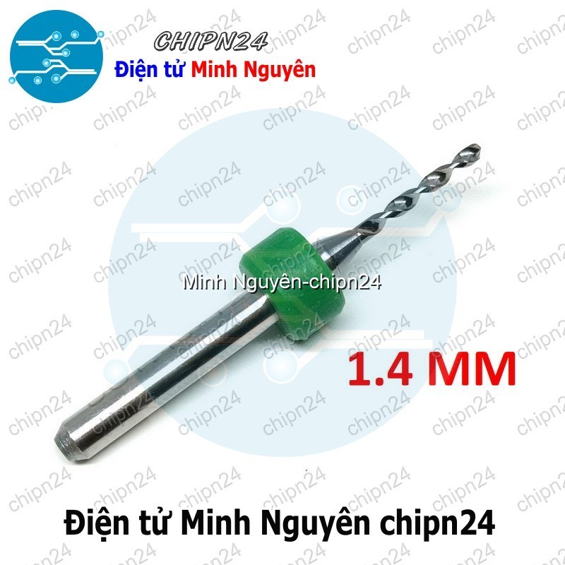 [2 cây] Mũi khoan mạch in CNC 1.4mm (Mạch điện tử, PCB)