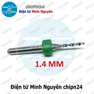[2 cây] Mũi khoan mạch in CNC 1.4mm (Mạch điện tử, PCB)
