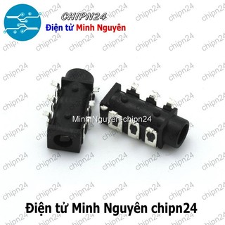 [3 cái] (F111.7) Jack Audio 3.5mm PJ-313 3 nấc SMD Dán (PJ313 5P)