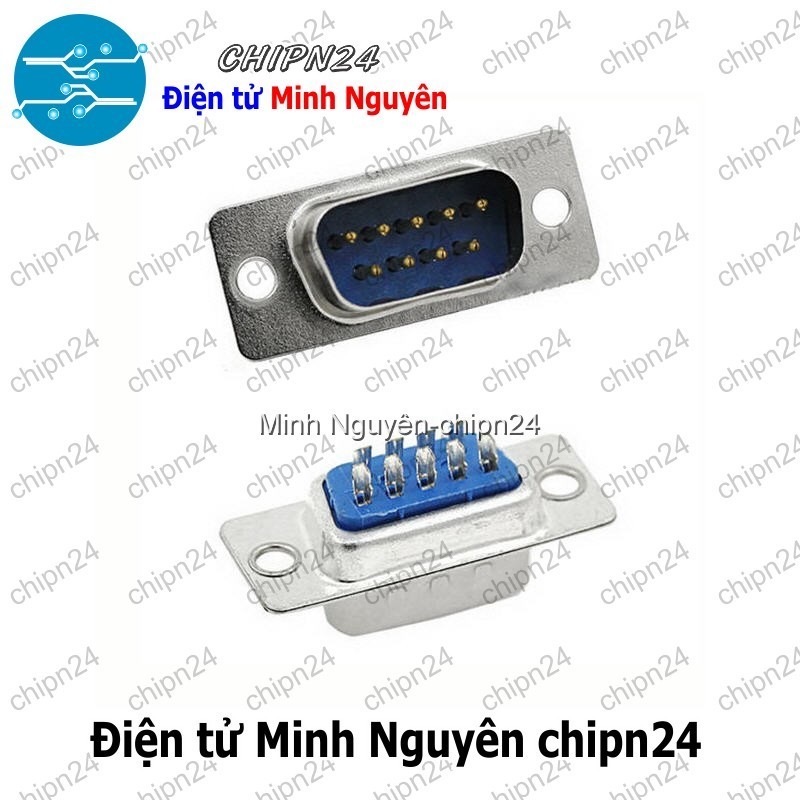 [2 cái] (F143.1) DB9 Đực Thẳng Hàn Dây