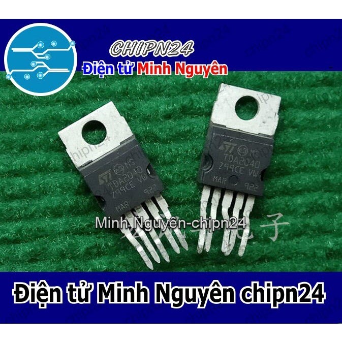 [1 con] (DIP) IC TDA2040 TO-220-5 (TDA2040A) (IC Khuếch đại âm thanh)