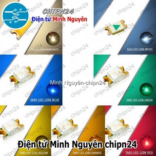 [25 con] (G5) Led Dán SMD 1206 Trắng (3.2x1.6mm)