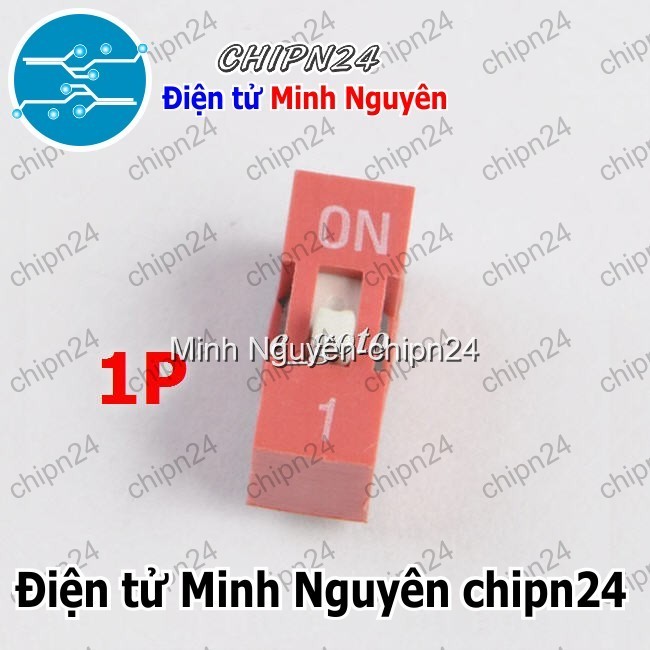 [4 cái] (K81) Công tắc bit 1p Đỏ (Switch 1)
