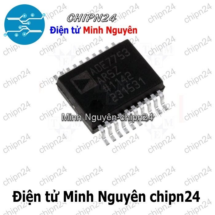 [1 con] (SOP) IC Dán ADE7753 TSSOP-20 Hàng Tốt (SMD) (ADE7753ARSZ 7753)
