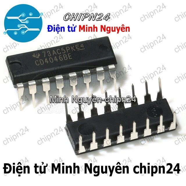 [2 con] (DIP) IC CD4046 DIP-16 (CD4046BE 4046)