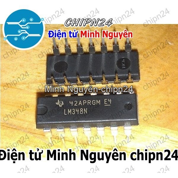 [2 con] (DT) IC LM348 DIP-14 Hàng Tốt (LM348N) (IC khuếch đại thuật toán OpAmp)
