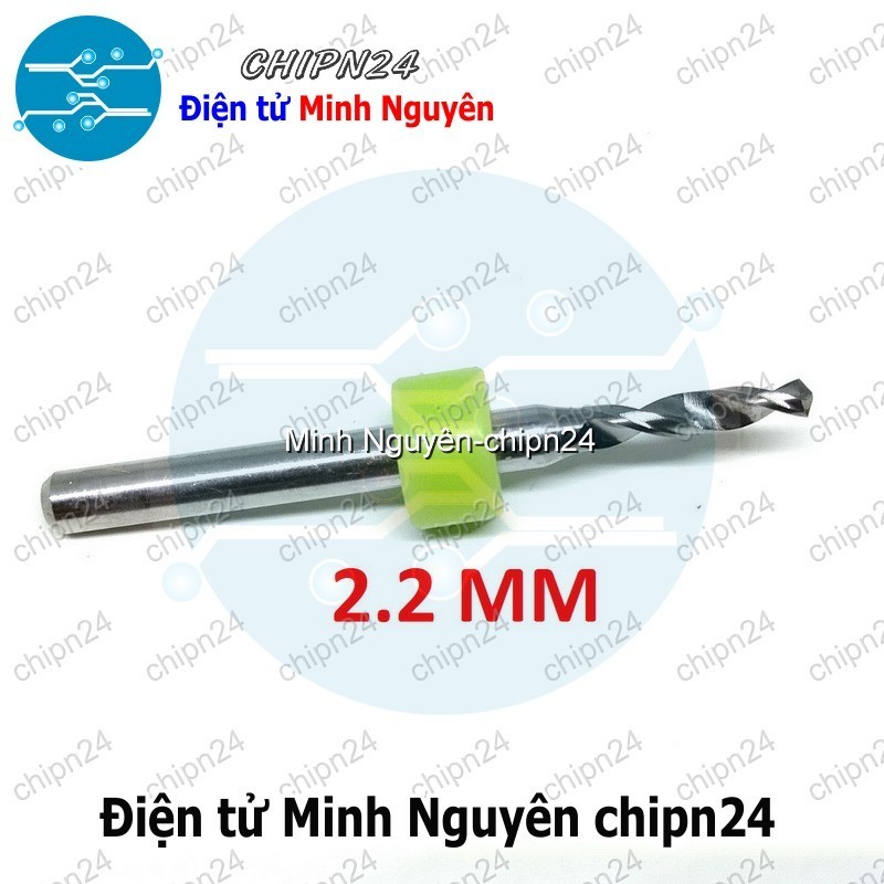 [1 cây] Mũi khoan mạch in CNC 2.2mm (Mạch điện tử, PCB)