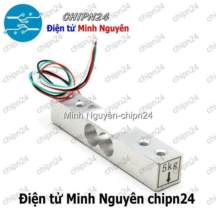 [1 cái] (E45) Cảm biến lực 5kg (Cảm biến Loadcell 5kg)